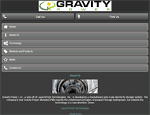 Tablet Screenshot of gravitypower.net